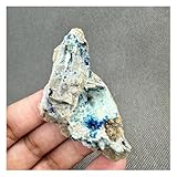 Piedra de Cristal Cristales de Cuarzo, Muestra Mineral Natural Collar con Soporte para Piedra de Cristal