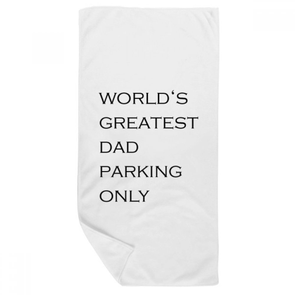 Serviette de bain douce anti irritation visage Papa 35x70cm