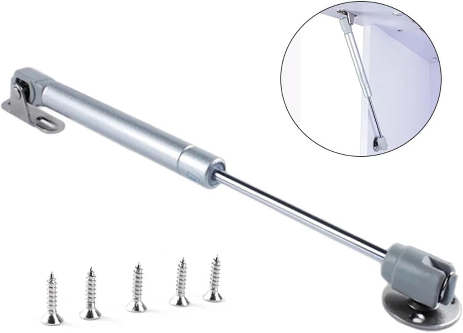 40Nキャビネットドアキッチン食器棚ヒンジリフトサポートガススプリングヒンジハードウェア木製家具ハードウェア2個