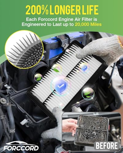 Image of Cabin & Engine Air Filter Fit for Mazda 3 2014-2018 2.0L / Mazda 3 2014-2018 2.5L Activated Carbon Cabin Filter Replacement CF11811 CA11259 Car Accessories | Replace#CF11811 CA11259, Air Filter Combo Replacement Car Accessories