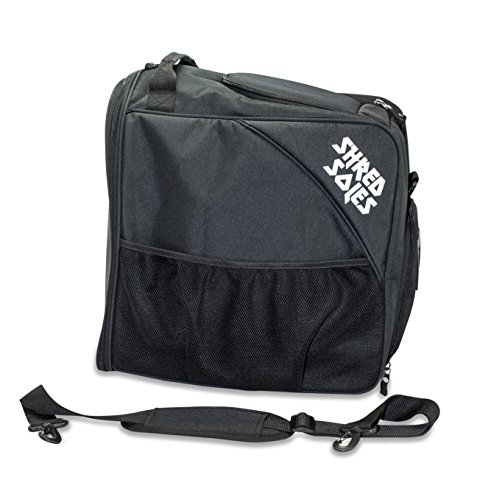 Shred Soles Snowboard Ski Boot Bag Pack with Changing Mat, Helmet & Goggle Pocket