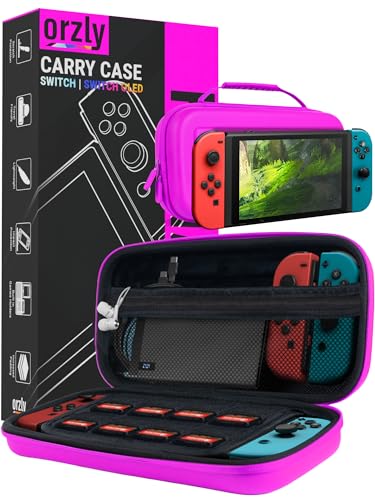 Orzly Custodia da trasporto compatibile con Nintendo Switch e New...