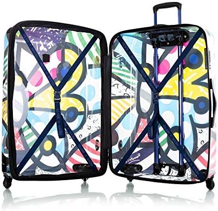 review Heys Britto 3pc Spinner Luggage Set (Transparent Butterfly)