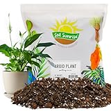 Soil Sunrise Aroid Plant Potting Soil Mix (8 Quarts) for Pothos Devil's Ivy, ZZ Plant, Chinese Evergreen, Dumb Cane Philodendron, Syngonium, Alocasia, Colocasia Etc.