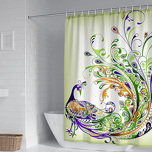 Rideau de douche phénix 120x180 anti moisissure violet
