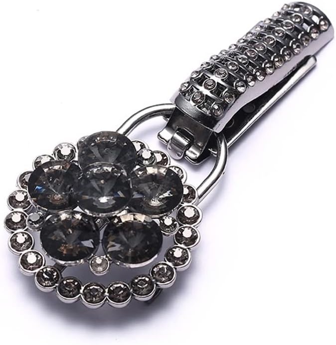 JSEIAJB Retro Buckle Clothes Decor Chain Cardigan Holder Clip Decoration Pins