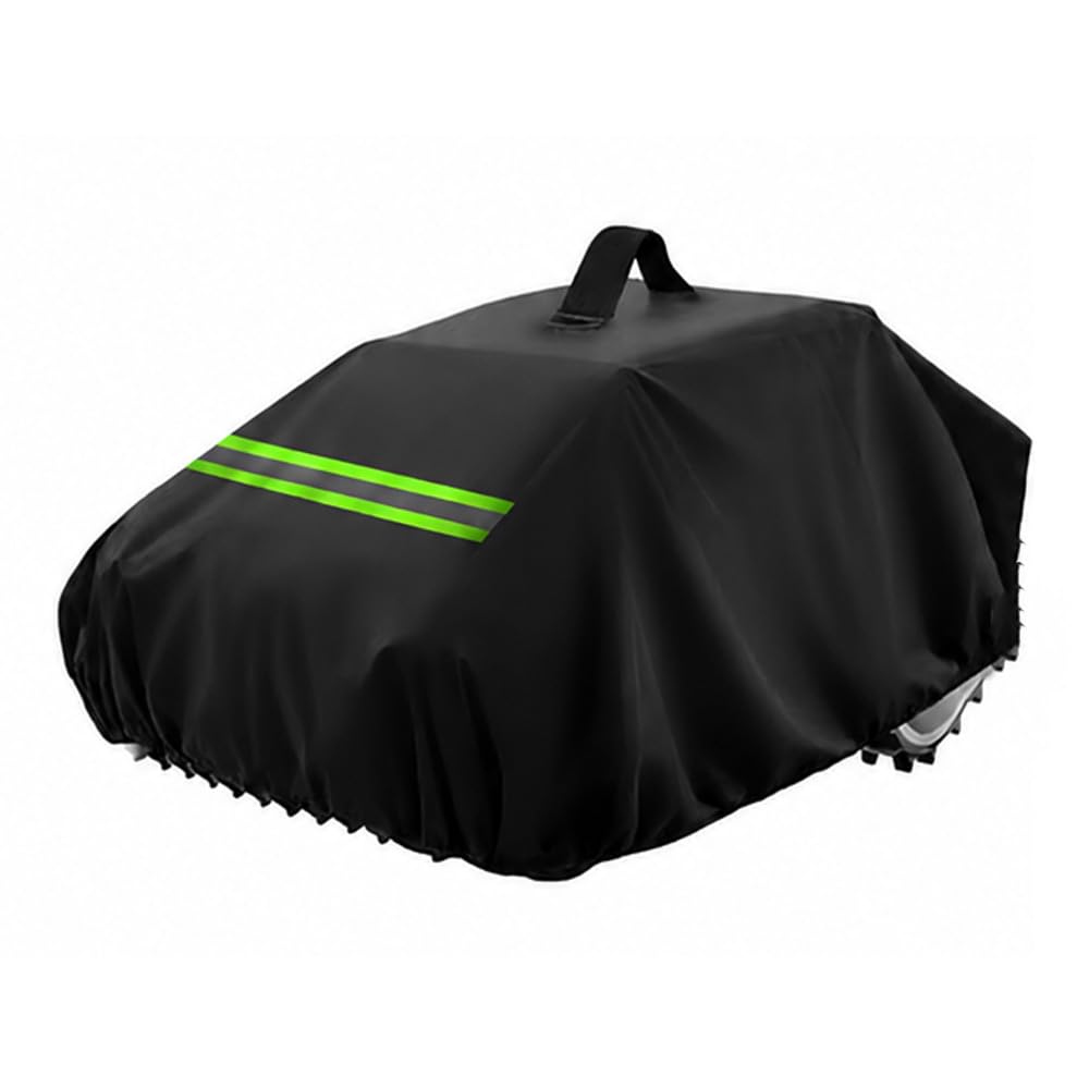 Funda para Cortacésped Robótico para ALKO Premium Robolinho 822 W, Cubierta Impermeable De Tela Oxford con Cordón para Jardín Exterior, Green Reflective Strip