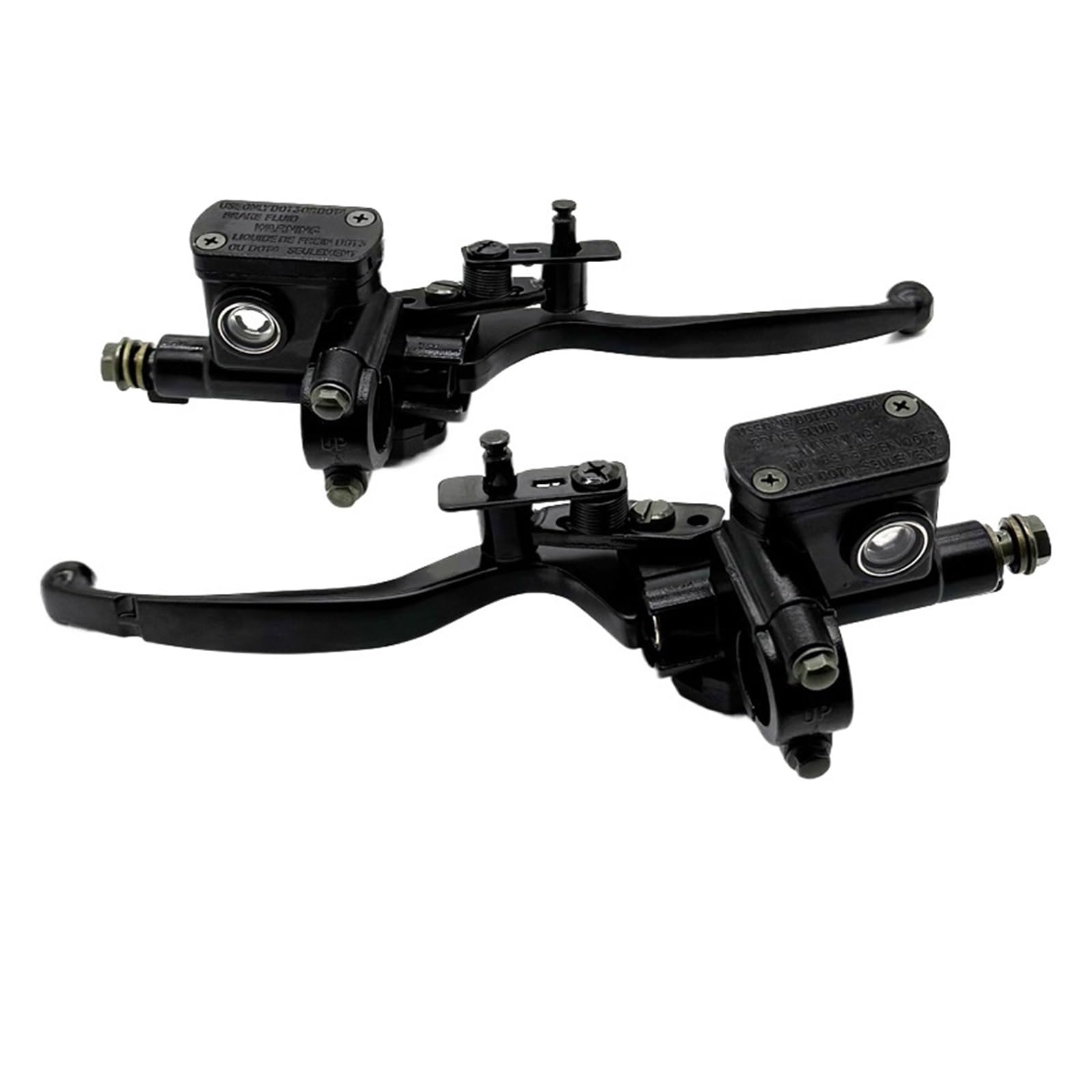 WKDYRIWO Universal Motorcycle Cylinder Hydraulic Brake Lever Clutch Lever Pump for Quad 50cc 70cc 110cc 125cc 150cc 250cc Motorcycle Brake Clutch Levers