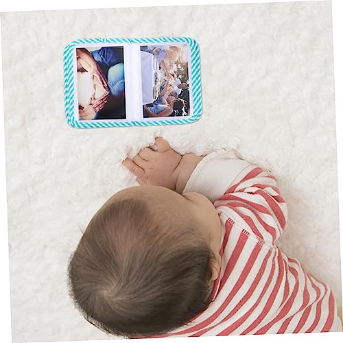 Beatifufu livro de fotos de pano de bebê livro de fotos do bebê álbum de fotos em tecido o presente