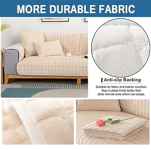 Housse de canapé imperméable en velours pelucheux de qualité supérieure - 4