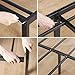 Olee Sleep 14 Inch Heavy Duty Steel Slat Anti-Slip Support, Easy Assembly Platform Bed Frame, Noise Free Steel Mattress Foundation, Maximum Storage, No Box Spring Needed, Black, Twin Size