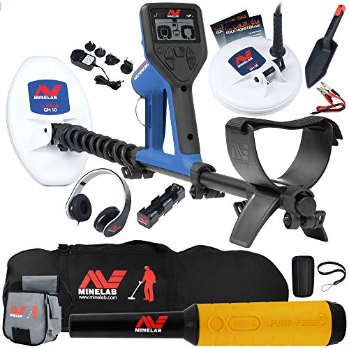 Minelab Gold Monster 1000 w/Pro Find 35, Carry Bag, Finds Pouch