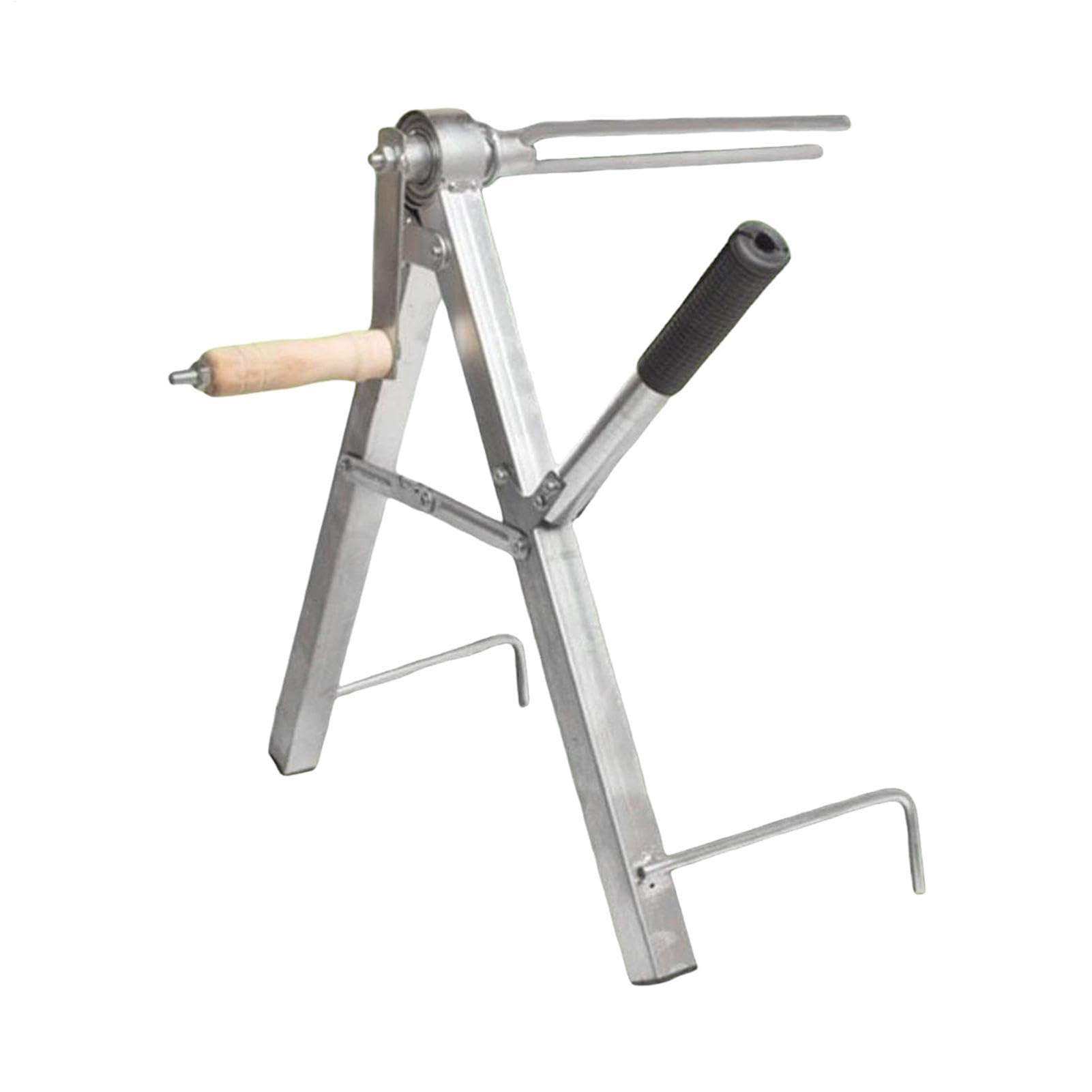 Carrello per tubi, supporto pieghevole per carichi pesanti con piedini antiscivolo, avvolgitubo in metallo, per cortile, garage, officina, prato, giardino, rubinetto, irrigazione dello stagno