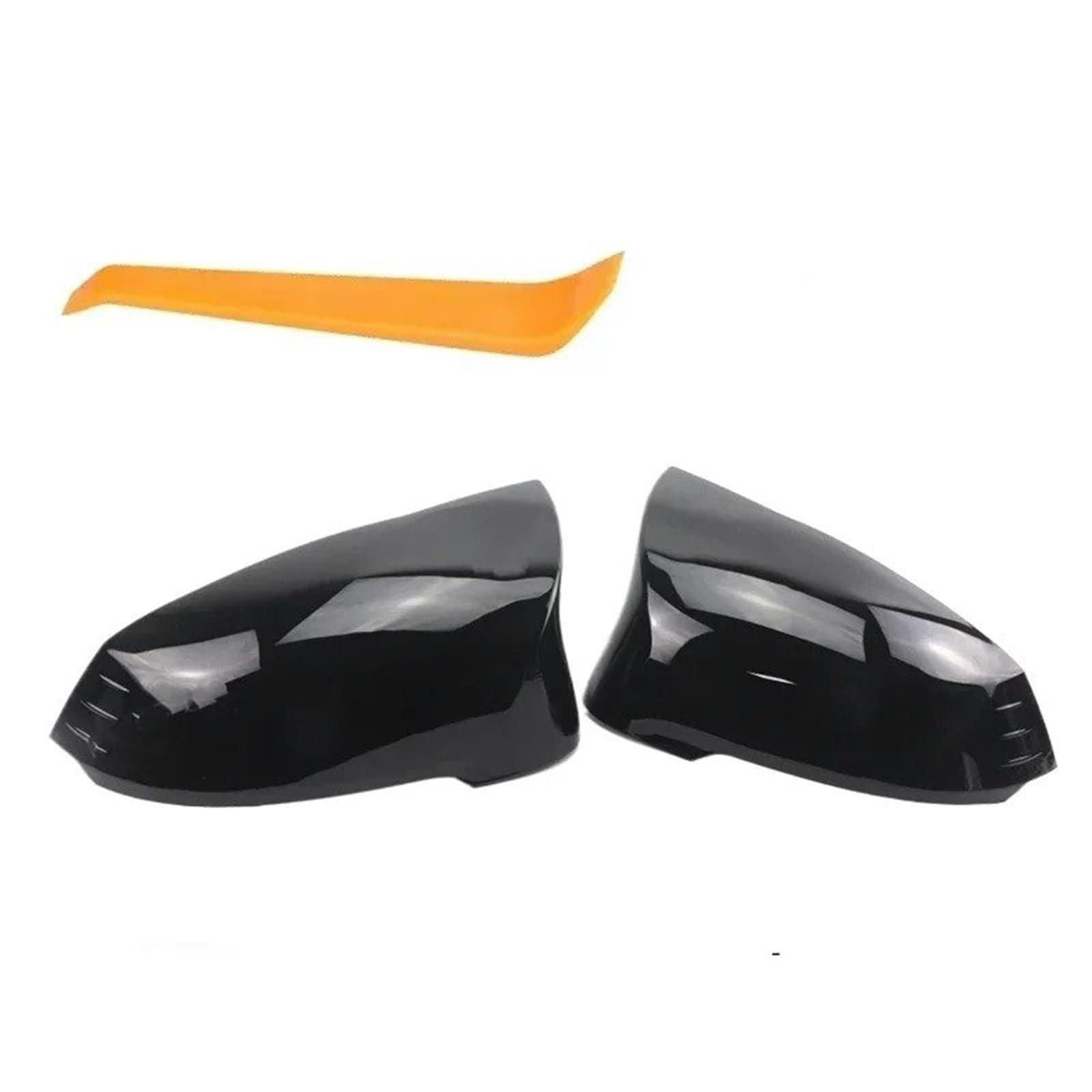 Auto Calotte Specchietti Per BMW Per X2 Per IX2 U10 2024-2026 Nero Brillante Vista Posteriore Porta Ala Copertura Specchietto Laterale Tappi Custodia Conchiglia Calotta Specchietto Auto