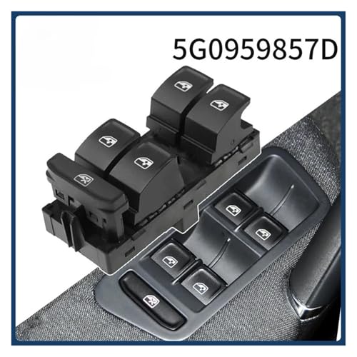 Commutateur de vitre électrique Golf MK7 Passat B8 Leon 5G0959857C - 7
