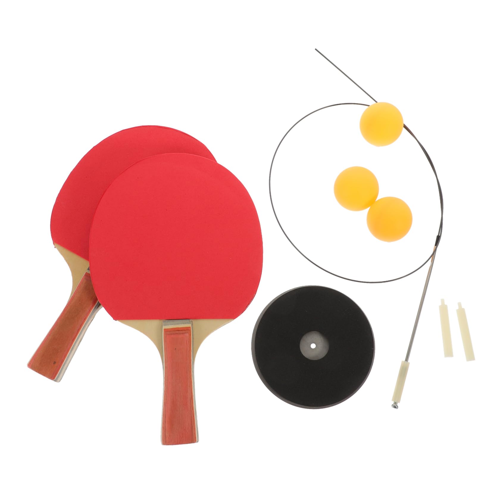 VANZACK Indoor Table Tennis Trainer for Elastic Shaft Self Training Racket Fun Home Exercise Tool for All Ages Non Slip Base Durable Design Enhances Reflexes Prevents Myopia