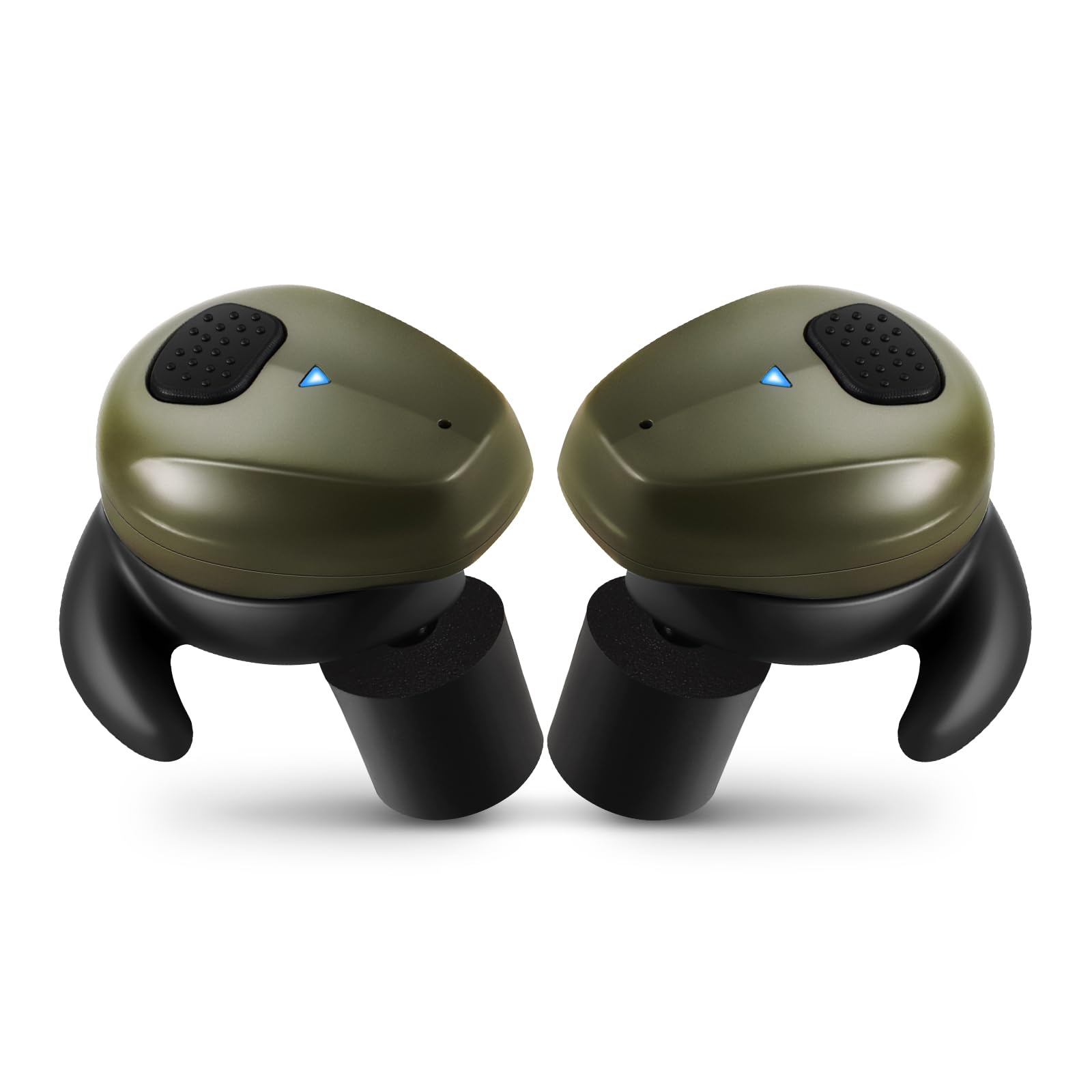 electronic shooting earbuds green noise cancelling bluetooth 5.3