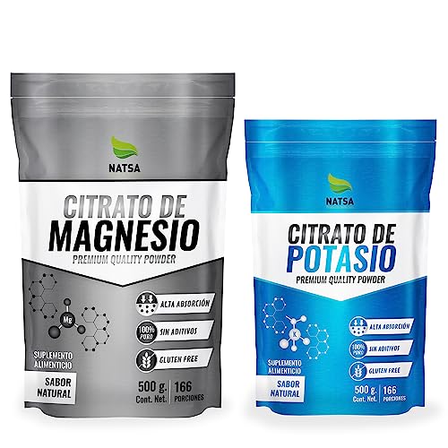 vitaminas con magnesio y potasio Marca NATSA