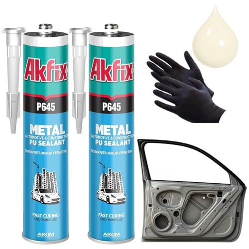 Akfix P645 Sellador para Juntas Automotriz Beige 2 Pack miniatura 1