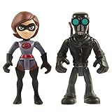 The Incredibles 2 Elastigirl & Screenslaver Junior Supers Action Figure 2-Pack, Approximately 3