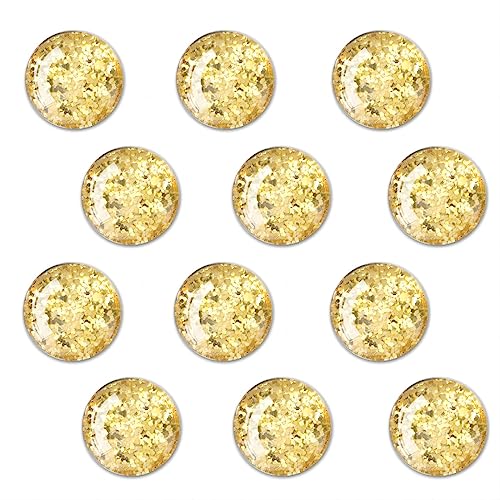 12 imanes decorativos de cristal redondos para refrigerador miniatura 1