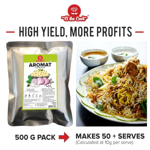 Image of EL The Cook Aromat Seasoning 1 kg (500g x 2 pack) | Gives Umami flavor instantly | Add to Indian or Chinese dishes like Fried Rice, Stir fry, Noodles | Multipurpose Mix for Chefs | 100% Veg; 500g x 2