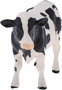 Amazon.co.jp: SM SunniMix 牛の置物 野生動物 農場動物 フィギュア