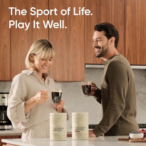 Sports Research® Multi Collagen Protein Powder - Food Sourced Collagen Peptides (Type I, II, III, V, X) with Hyaluronic Acid + Vitamin C - Gluten Free · Non-GMO · 30 Servings (Unflavored)