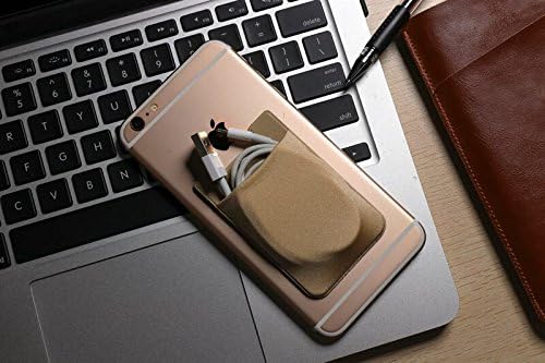 Mobile Phone Holder Backpack Wallet, Jin Yexuan 4 Color 3M Stick Type Credit Card ID Card Goalkeeper Pocket Pocket Sleeve(Pink, Gold, Gray, Black)