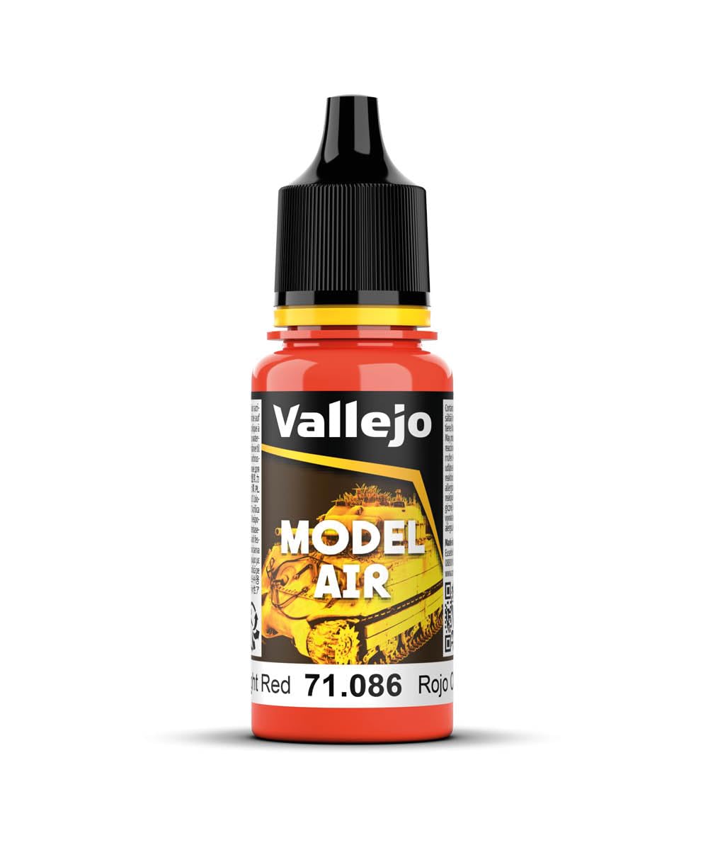 Vallejo Model Air Color 71.086 - Light Red - 17 Ml