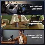 TechRise Aux Cable 3.5mm to 3.5mm Audio Cable 1.5m, Aux Cord, Aux Lead for Car,Nylon Braided Stereo Jack for Headphones, iPod, iPhone, iPad,Soundbar, TV, PC, Speaker - Superior Sound TRS Cord(Black) - Image 6