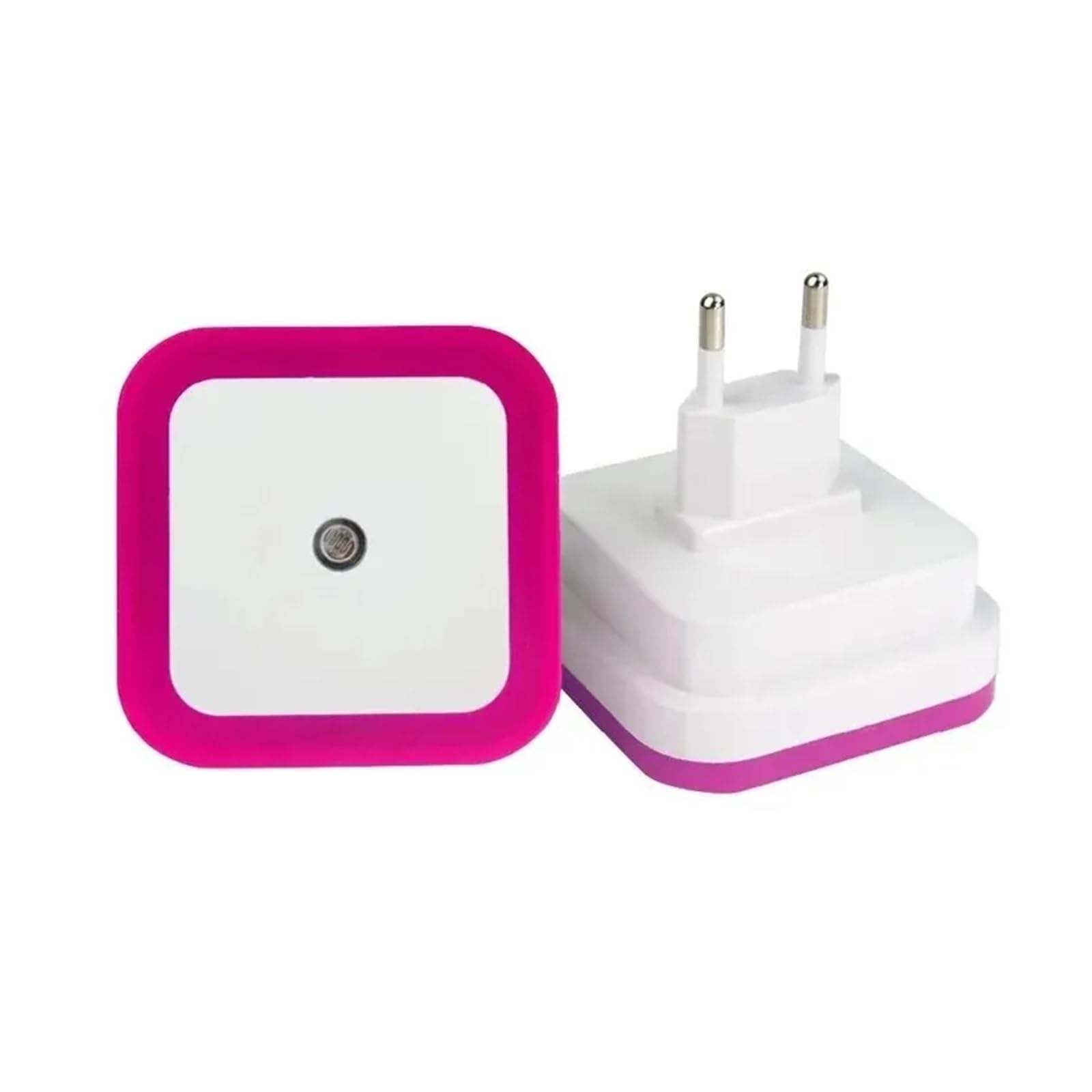 Sensor de luz LED nocturna con enchufe europeo, Mini luces nocturnas cuadradas for bebés, niños, sala de estar, dormitorio, lámpara de iluminación del pasillo