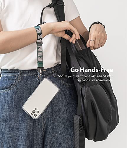 Image of Ringke Hand Strap [Anti Theft & Drop] Multipurpose Adjustable Wrist Lanyard with Easy Release Buckle for iPhone /Galaxy /Pixel Phone Cases, Cameras, etc