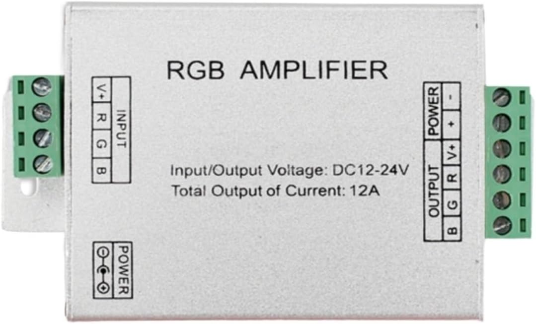RGB light strip 12A amplifier 24A light strip power signal repeater 30A sub-control led controller(24A amplifier)