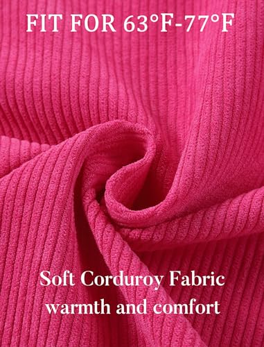 Mebius Girls Shacket Jacket Long Sleeve Plaid/Corduroy Color Block Button Down Casual Collared Shirt with Pocket4