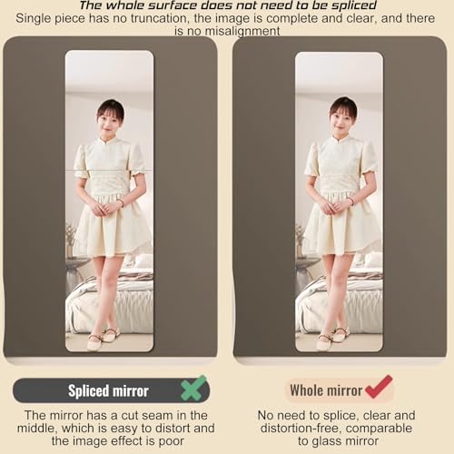 Moderno specchio da parete in acrilico autoadesivo, facile installazione, specchio decorativo per corridoio, soggiorno e camera da letto, decorazione per la casa