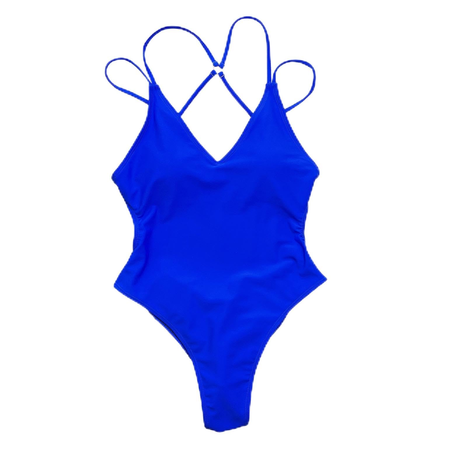 Monokinis Bathing Suit Halter Swimwear Summer Vacation Beach Women Swimsuits S