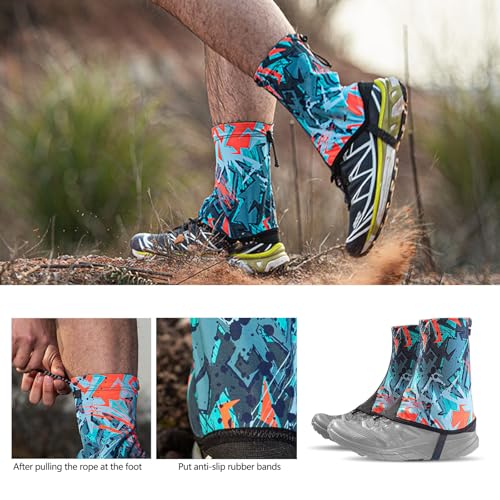 Guêtres de randonnée imperméables anti-sable pour chaussure de trail - 3