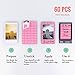 CAIUL 7 in 1 Camera Accessories Bundle(Pink Case/Mini Album/Close-Up Selfie Lens/ 4 Colors Close-Up Lens/Wall Hang Frames/Film Frame/Film Stickers)