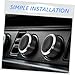 Hemobllo 1set Car Air Conditioning Knob Manual Upgrade for Easy Installation Sleek Design Interior Aesthetics