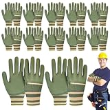 Gartenhandschuhe Herren – 12 Paar Schutzhandschuhe Für Herren, Verdicktes, Atmungsaktives...