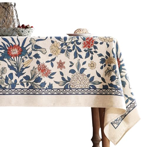 patdrea Vintage French Linen Tablecloth,Square,55"x55"-Ivar A