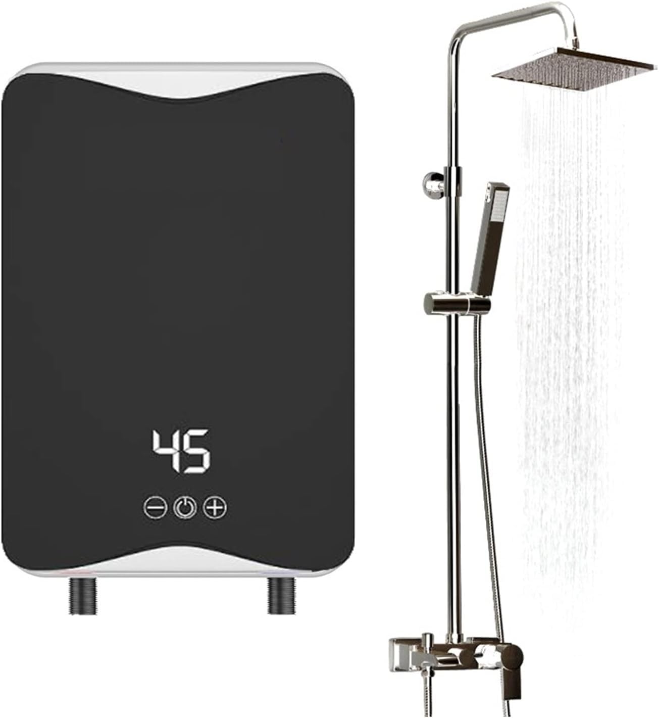 Drumstone 𝟏𝟓 𝐘𝐞𝐚𝐫𝐬 𝐆𝐮𝐚𝐫𝐚𝐧𝐭𝐞𝐞 Pro 5500W Tankless Electric Water Heater – Instant Hot Water System with Fast Heating, Energy-Efficient Wall-Mounted Design for Bathroom, Kitchen,Home Use-image-7
