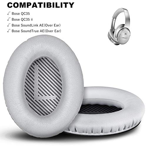 Premium Replacement Ear Pads for Bose QC35 & QC35ii Headphones Made by GEVO