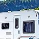 iplusmile Runden Einstellbare Vent: 2 Stück Verstellbare Belüftungsöffnungen Luftauslass Hohle Abdeckung Luftofen Wohnmobil Herd Entlüftung,125mm/95 mm