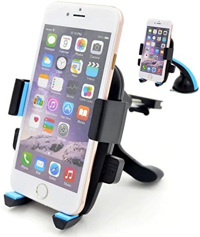 Binfrog 3 in 1 Multifunction Cell Phone Holder Cradle for Car Air Vent , Dashboard , Windshield , Desk and Wall (C1X1CL)