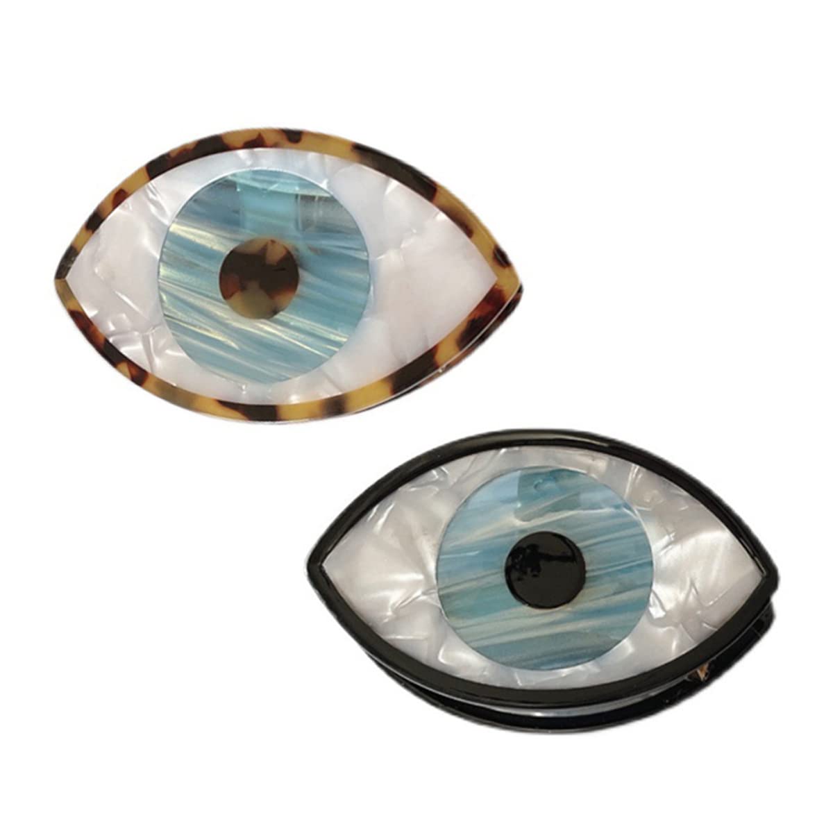 Big Blue Evil Eye Hair Claw Clip - Strong Hold Accessory