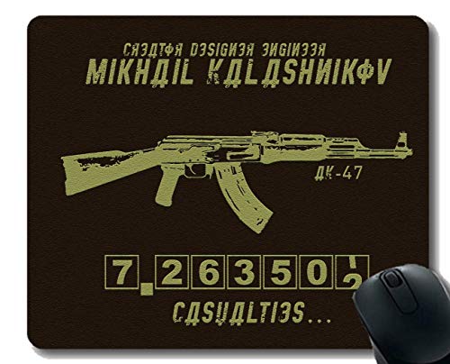 �q���̃}�E�X�p�b�h�̏K���A�X�e�b�`���ꂽ�[���t���Ă���AK-47�e�̕���̃}�E�X�p�b�h