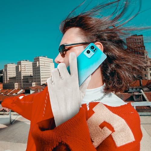 Achiou Luvas femininas de inverno com tela sensível ao toque, macias e confortáveis, elásticas térmi