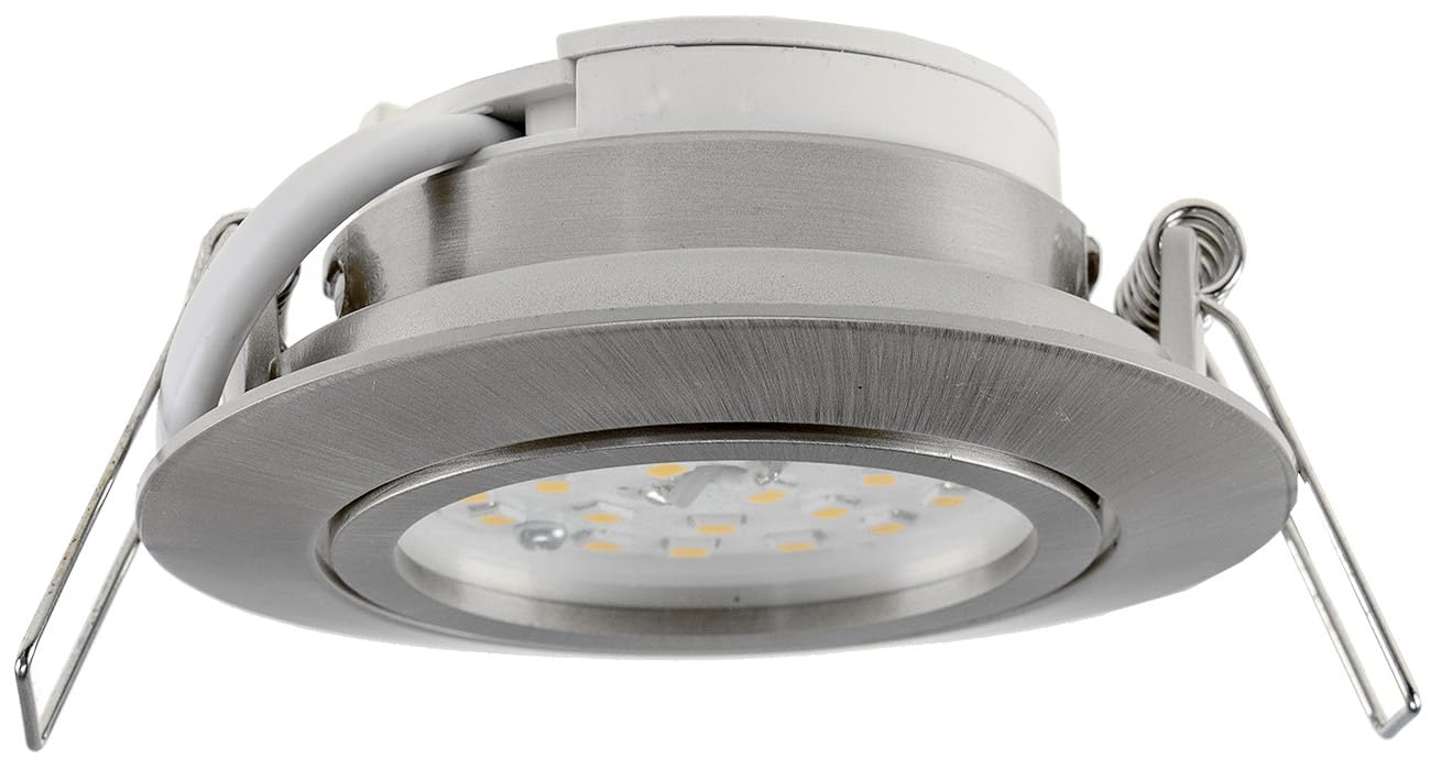 ChiliTec LED Einbauleuchte 5W, 4000K Neutralweiß, Schwenkbar, Flach 32mm Für Decke